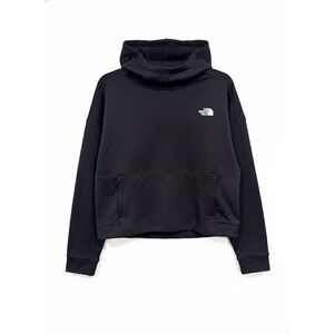The North Face Canyonlands Pullover‎ Crop Sweatshirt Women's Size L Black